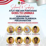 Atlet FEBI IAIN Pontianak Lakukan Kunjungan Silaturahmi Olahraga Persahabatan ke Universiti Malaysia Sarawak (UNIMAS)