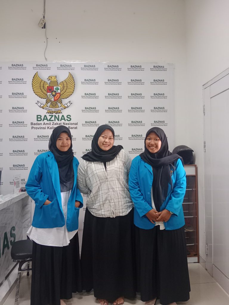 Lima Mahasiswa FEBI IAIN Pontianak Ikuti PKL Mandiri di BAZNAS Kalbar